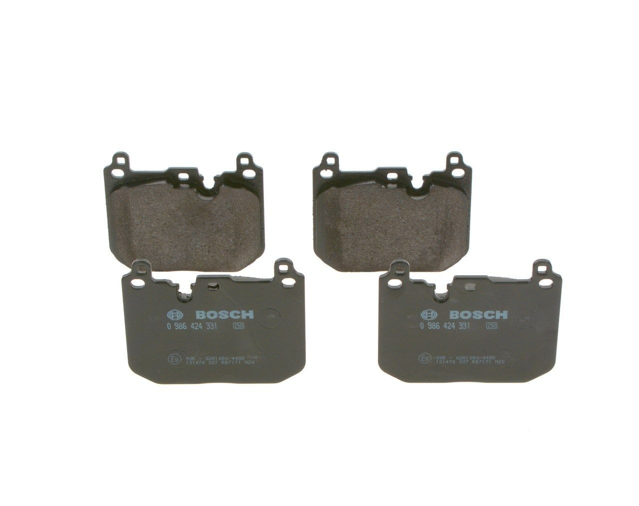 0986424331 Bosch Sapatas do freio dianteiras de disco
