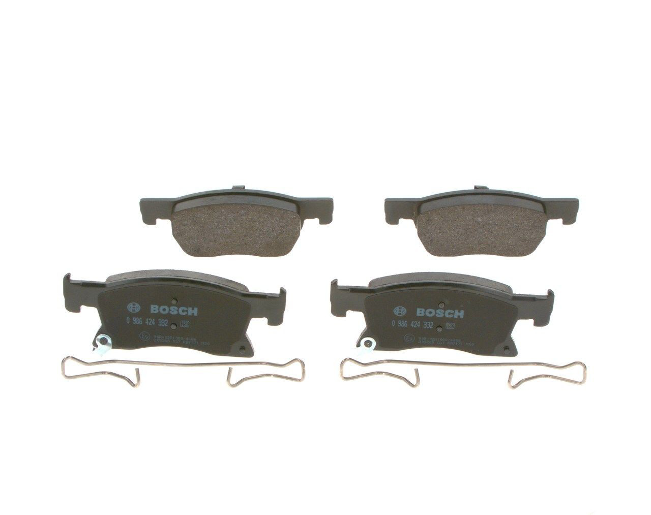 Compre 0986424332 Bosch Sapatas do freio dianteiras de disco