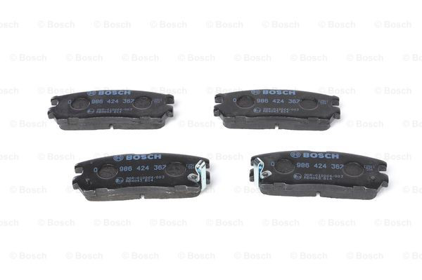 0986424367 Bosch Sapatas do freio traseiras de disco