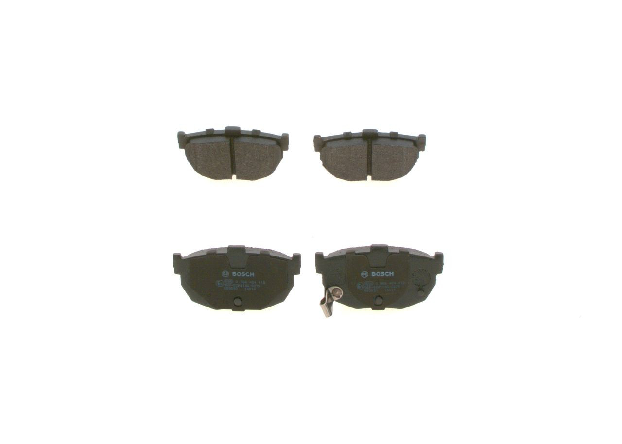 0986424418 Bosch Sapatas do freio traseiras de disco