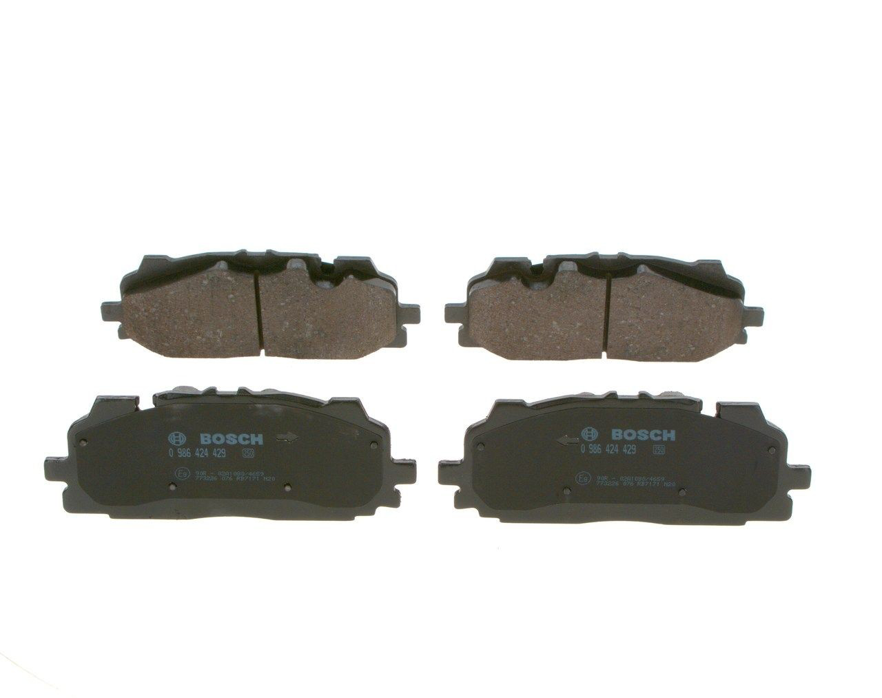 0986424429 Bosch Sapatas do freio dianteiras de disco