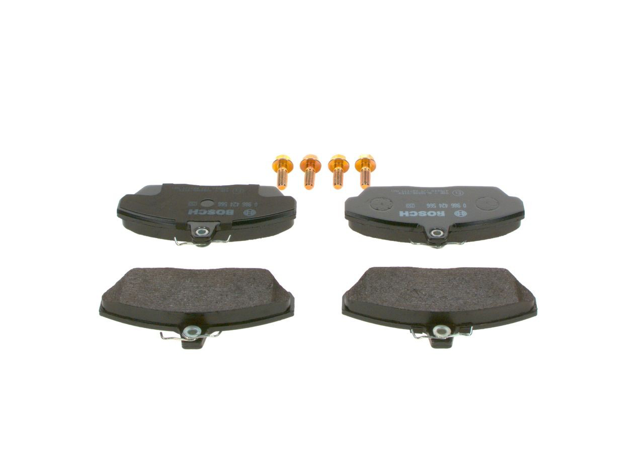 Compre 0986424566 Bosch Sapatas do freio dianteiras de disco