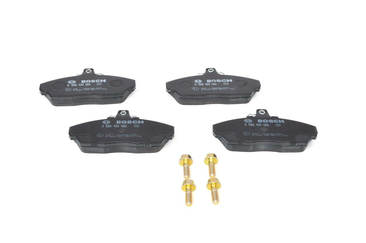 0986424566 Bosch Sapatas do freio dianteiras de disco