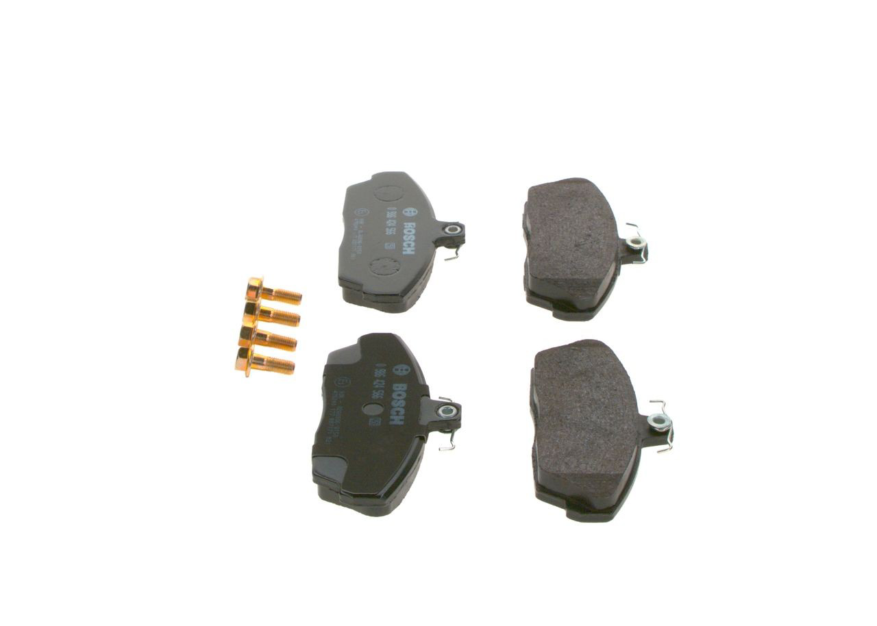 Sapatas do freio dianteiras de disco 0986424566 Bosch