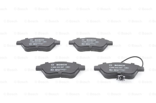 Compre 0986424597 Bosch Sapatas do freio dianteiras de disco