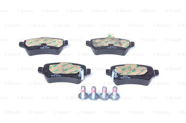 Compre 0986424646 Bosch Sapatas do freio traseiras de disco