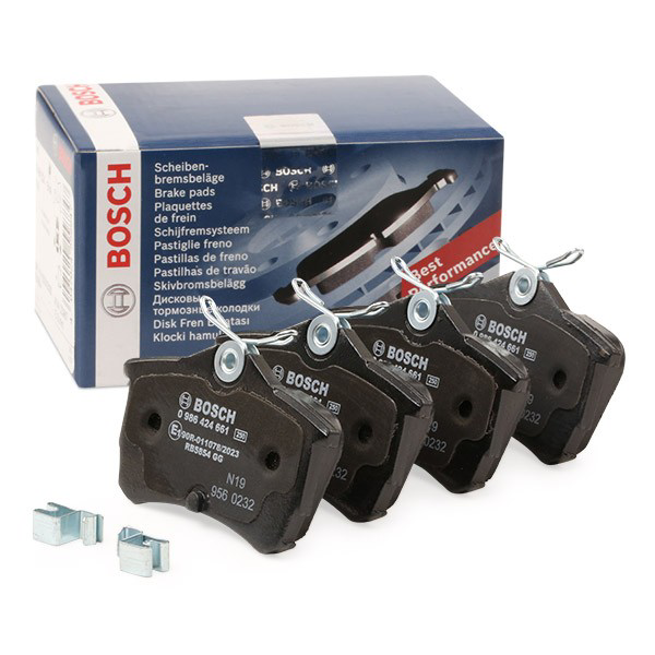 Sapatas do freio traseiras de disco 0986424661 Bosch