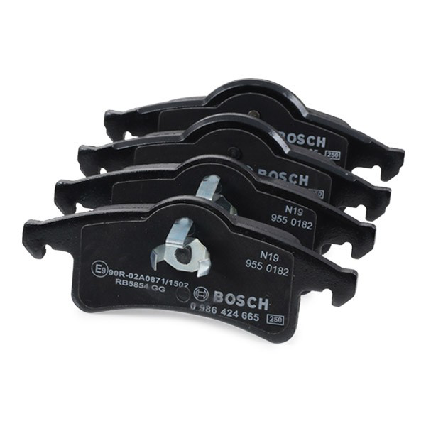 Compre 0986424665 Bosch Sapatas do freio traseiras de disco