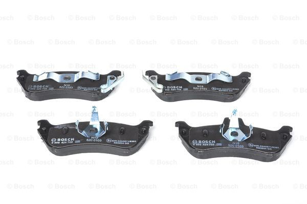 Compre 0986424708 Bosch Sapatas do freio traseiras de disco