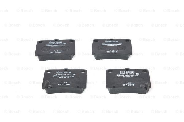 Compre 0986424711 Bosch Sapatas do freio traseiras de disco