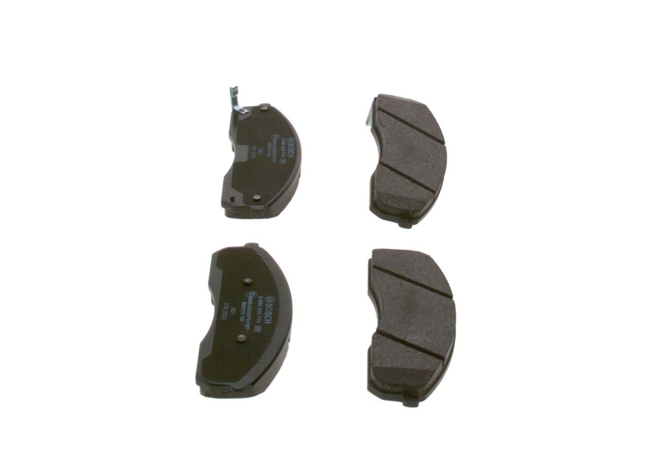 Compre 0986424714 Bosch Sapatas do freio dianteiras de disco