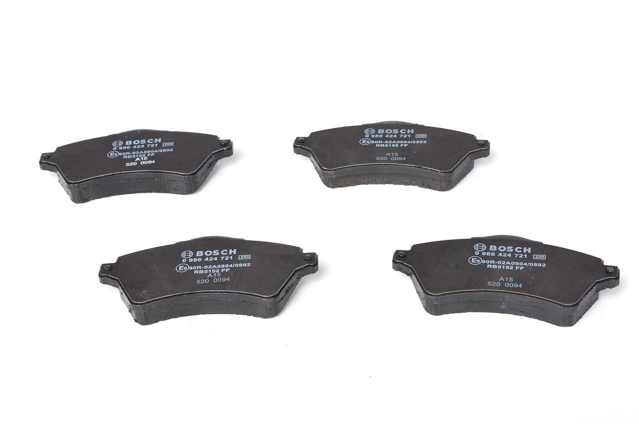 0986424721 Bosch Sapatas do freio dianteiras de disco