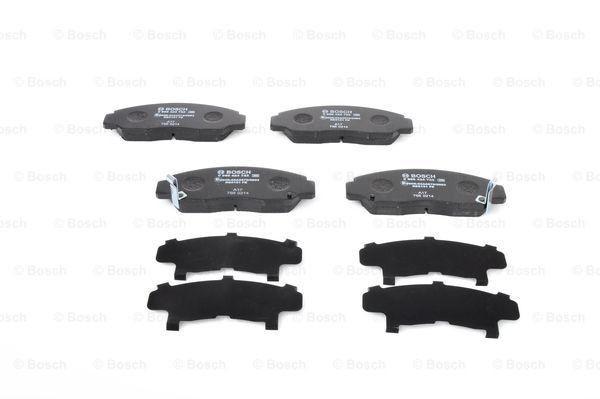 Compre 0986424722 Bosch Sapatas do freio dianteiras de disco