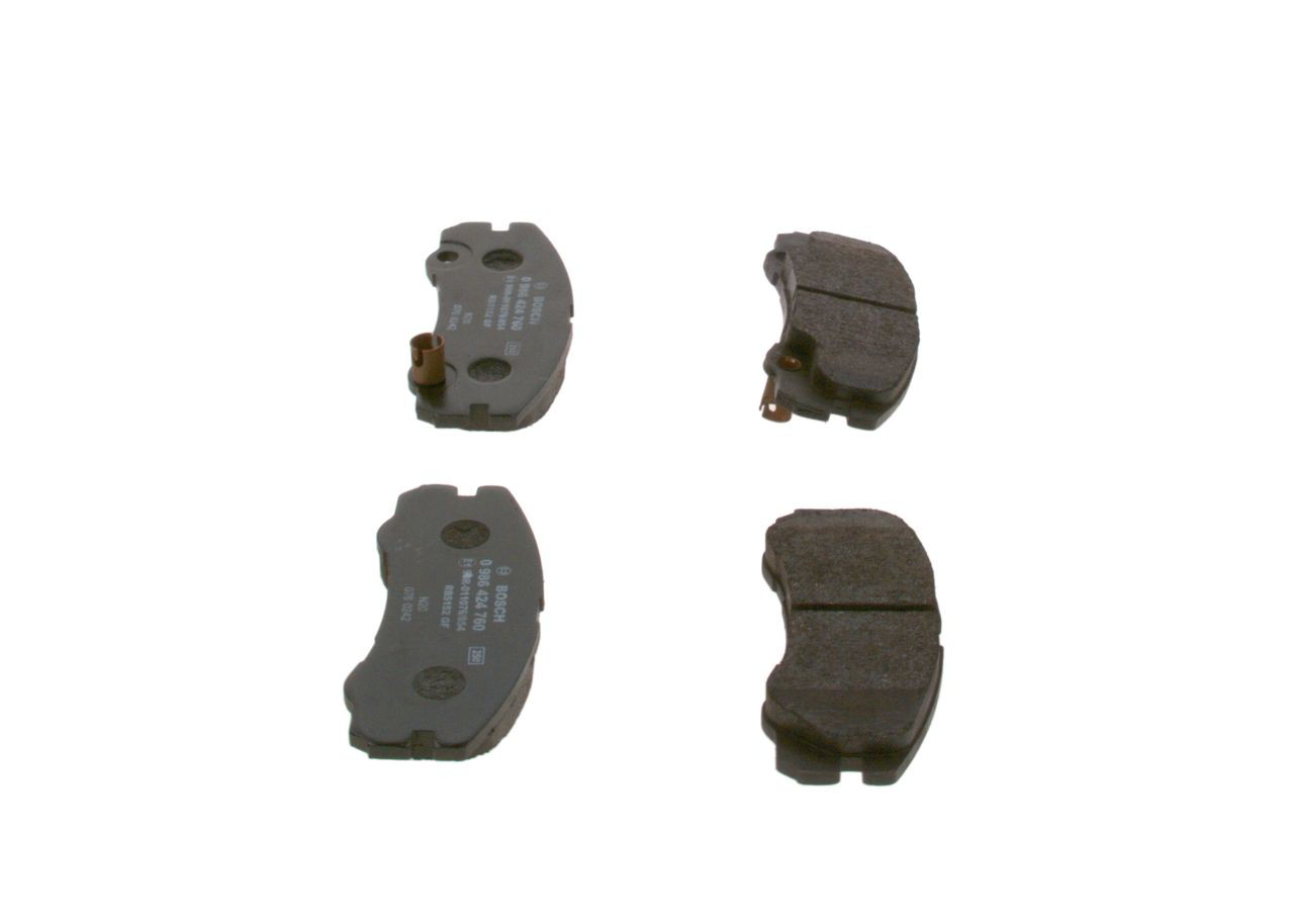 Sapatas do freio dianteiras de disco Bosch 0986424760 preço, a partir de 48,44 USD