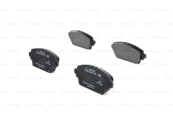 Compre 0986424791 Bosch Sapatas do freio dianteiras de disco