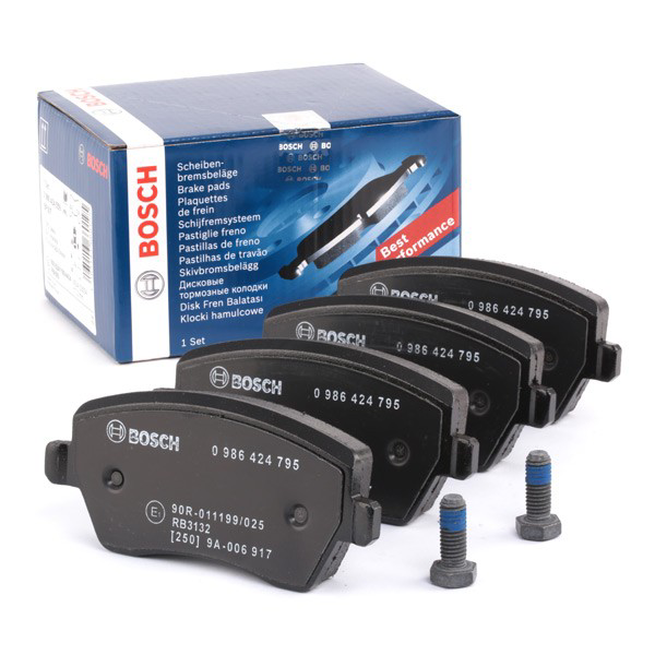 Sapatas do freio dianteiras de disco 0986424795 Bosch