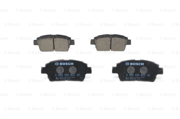Sapatas do freio dianteiras de disco 0986424803 Bosch