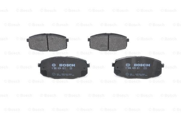 Sapatas do freio dianteiras de disco Bosch 0986424811 preço, a partir de 38,11 USD