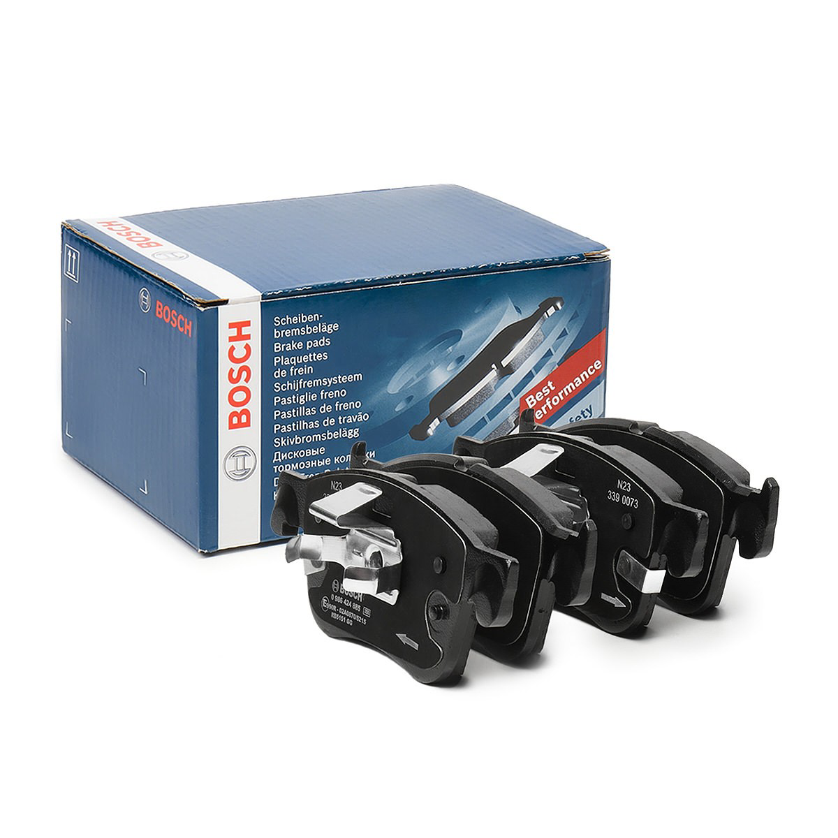 Compre 0986424885 Bosch Sapatas do freio dianteiras de disco