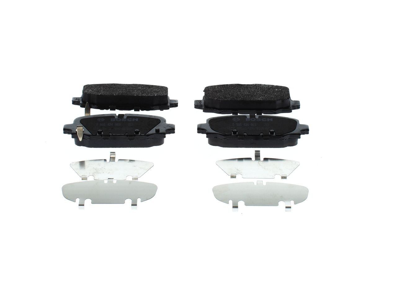 0986424963 Bosch Sapatas do freio traseiras de disco