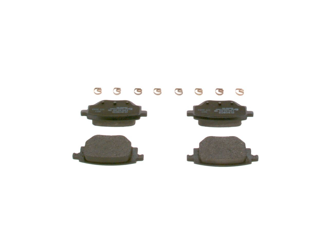 0986424988 Bosch Sapatas do freio traseiras de disco