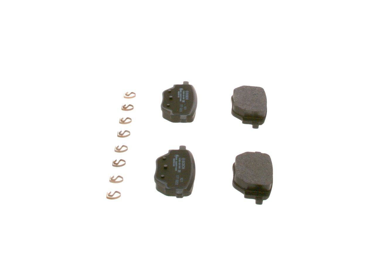 Sapatas do freio traseiras de disco 0986424988 Bosch