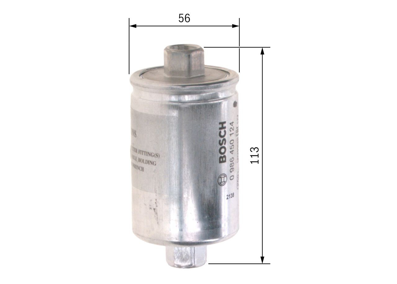 Compre 0986450124 Bosch Filtro de combustível