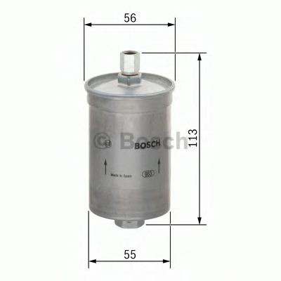 Filtro de combustível 0986450124 Bosch