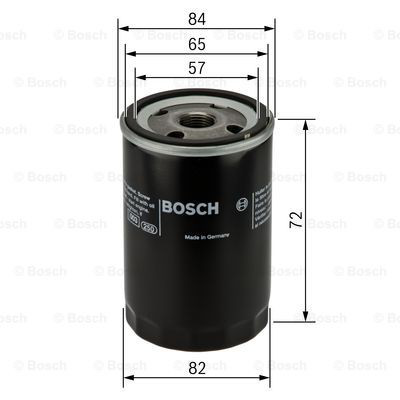 0986452019 Bosch Filtro de óleo