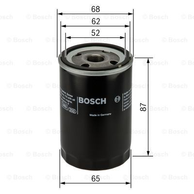 Filtro de óleo Bosch 0986452060