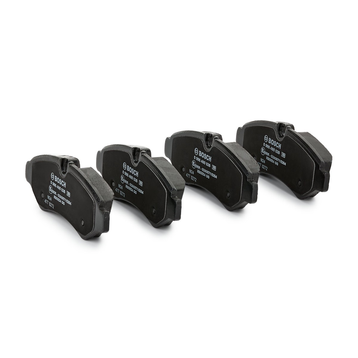 Compre 0986460026 Bosch Sapatas do freio traseiras de disco