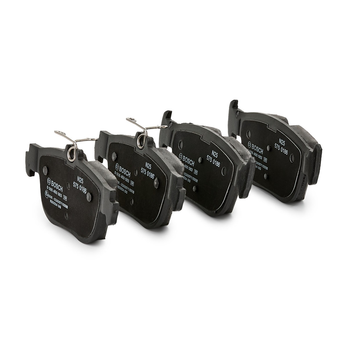 0986460083 Bosch Sapatas do freio traseiras de disco
