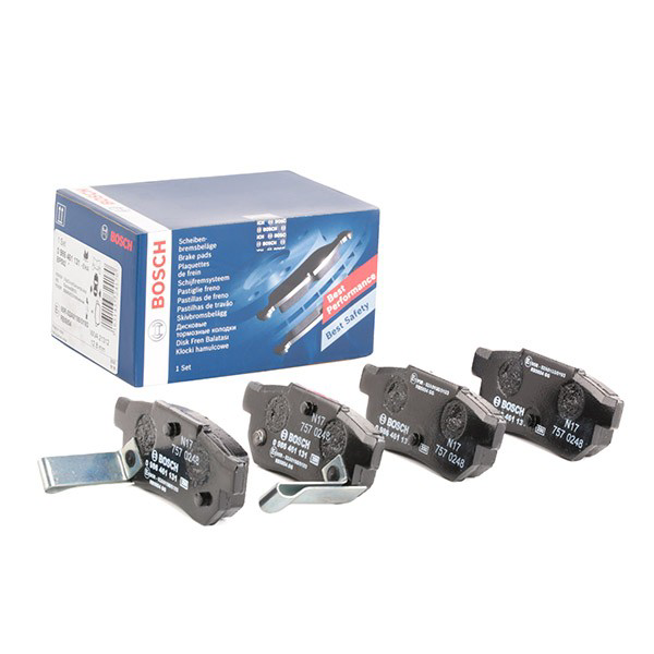 Compre 0986461131 Bosch Sapatas do freio traseiras de disco