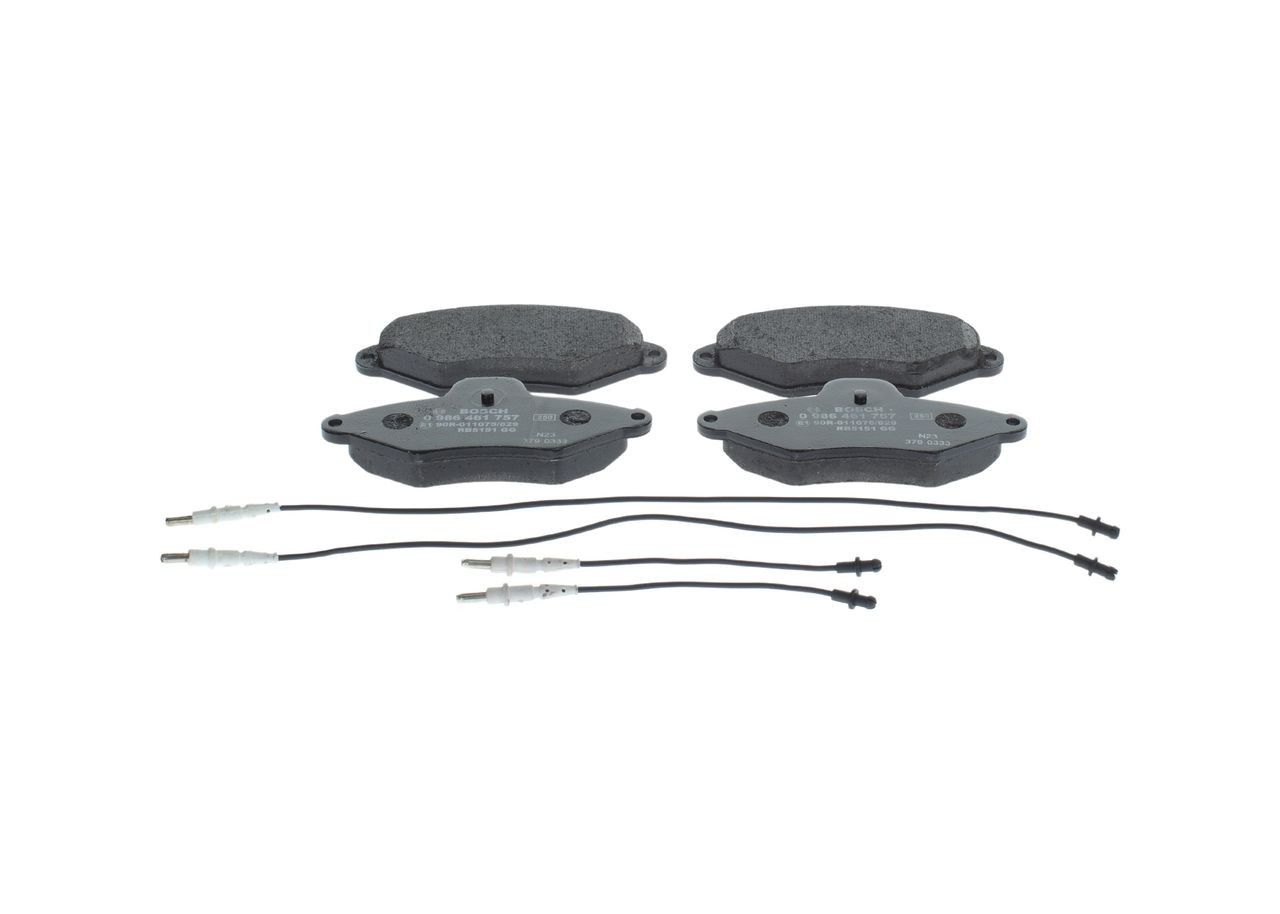 0986461757 Bosch Sapatas do freio dianteiras de disco