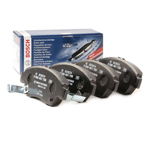 0986461759 Bosch Sapatas do freio dianteiras de disco