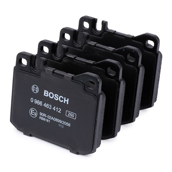 Compre 0986463412 Bosch Sapatas do freio dianteiras de disco