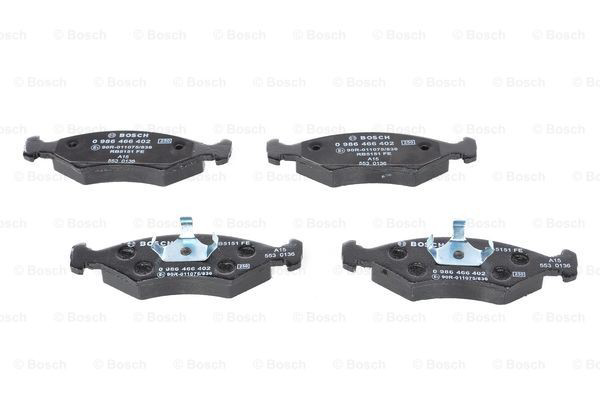 Compre 0986466402 Bosch Sapatas do freio dianteiras de disco