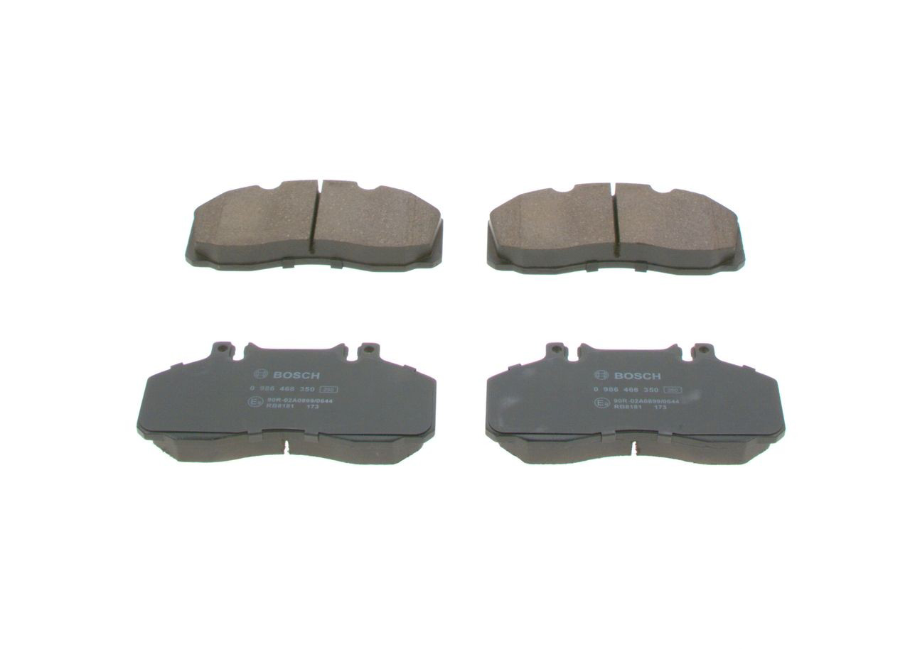 0986468350 Bosch Sapatas do freio traseiras de disco
