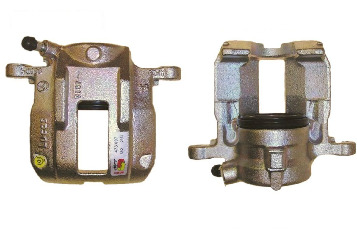 0986473097 Bosch Suporte do freio dianteiro esquerdo