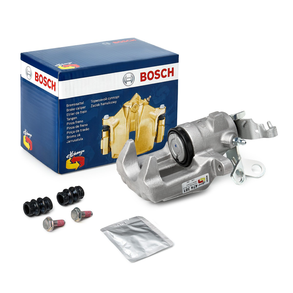 Suporte do freio traseiro direito 0986474381 Bosch