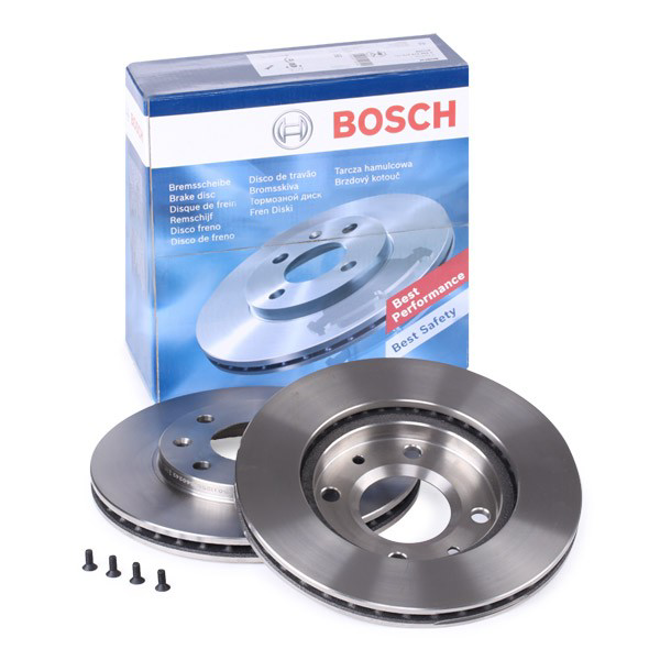 Disco do freio dianteiro 0986478370 Bosch