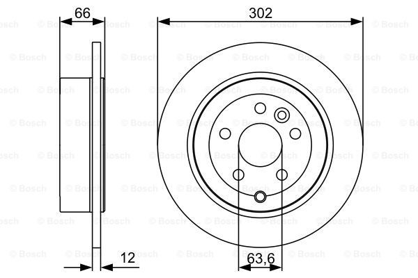 Compre 0986479518 Bosch Disco do freio traseiro