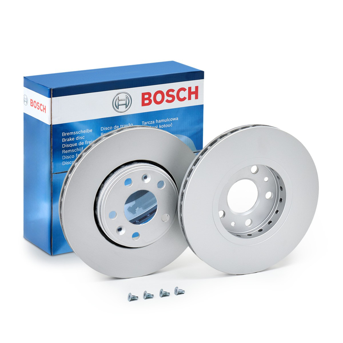 0986479E77 Bosch Disco do freio dianteiro