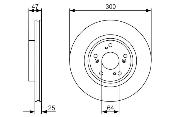 Compre 0986479R24 Bosch Disco do freio dianteiro
