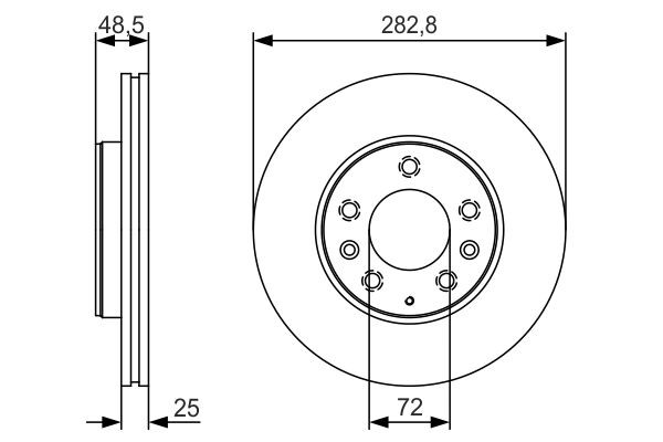 Compre 0986479S60 Bosch Disco do freio dianteiro