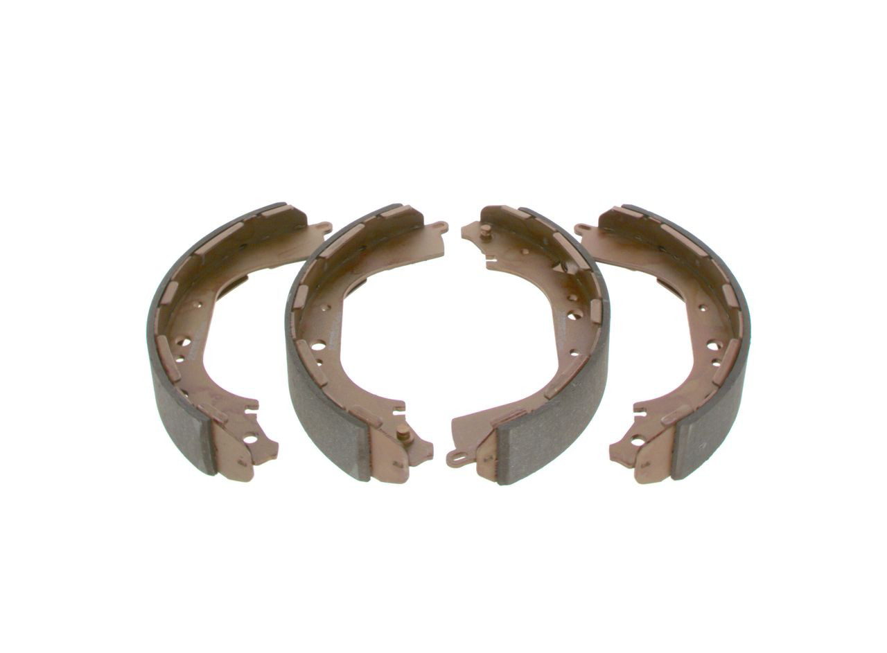 Sapatas do freio traseiras de tambor 0986487464 Bosch