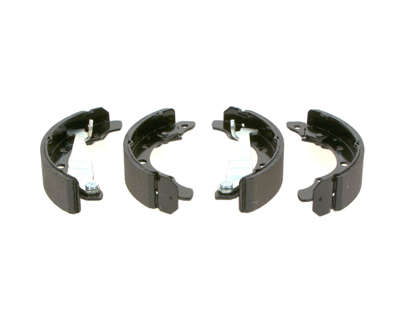 Sapatas do freio traseiras de tambor 0986487536 Bosch