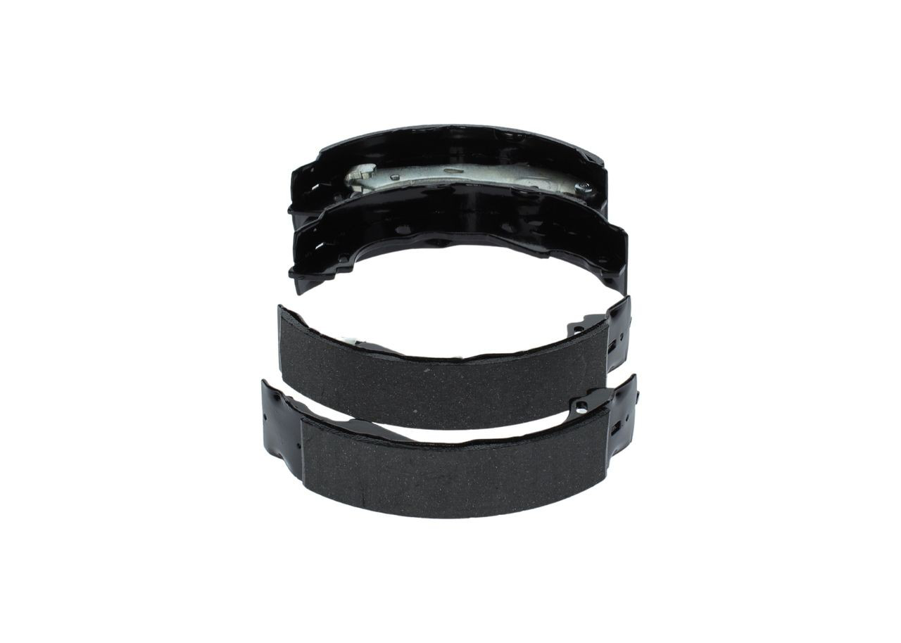 Sapatas do freio traseiras de tambor, montadas com cilindros, kit Bosch 0986487940