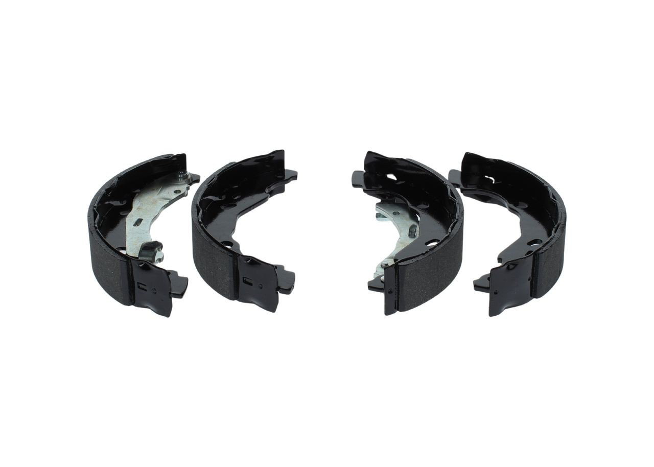 Sapatas do freio traseiras de tambor, montadas com cilindros, kit 0986487940 Bosch