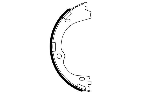 Compre 0986487965 Bosch Sapatas do freio de estacionamento